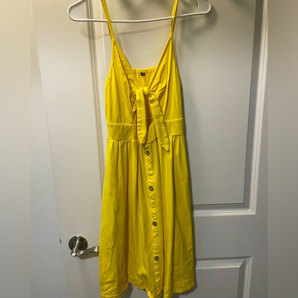 Yellow Midi Dress